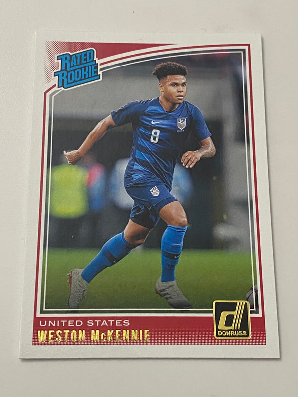 2018-19 Donruss RR SP #199 Weston McKennie RC