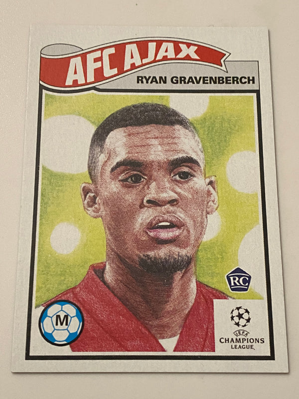 2021 Topps Living Set UEFA Champions League #266 Ryan Gravenberch RC