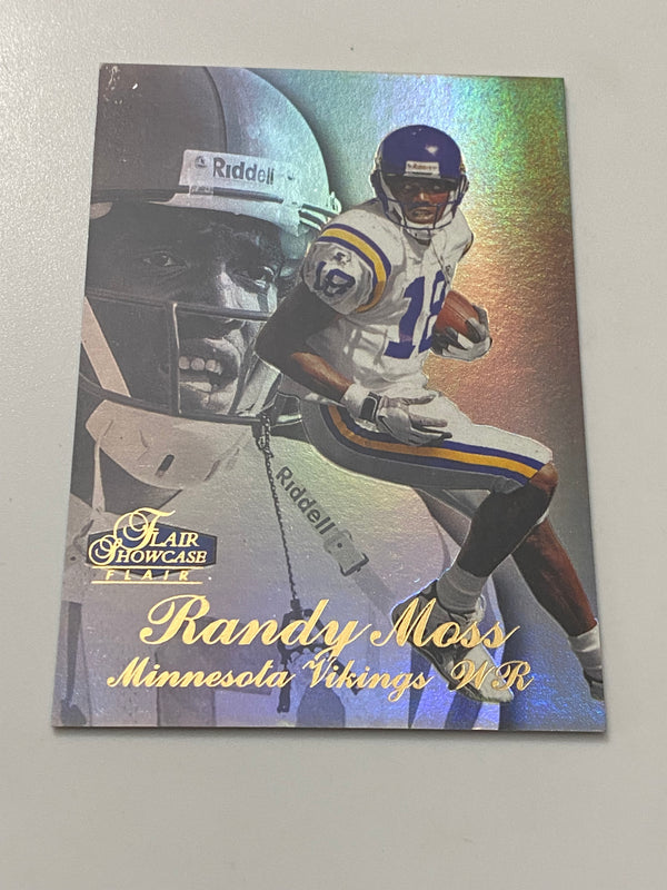 1998 Flair Showcase Row 3 #5 Randy Moss RC