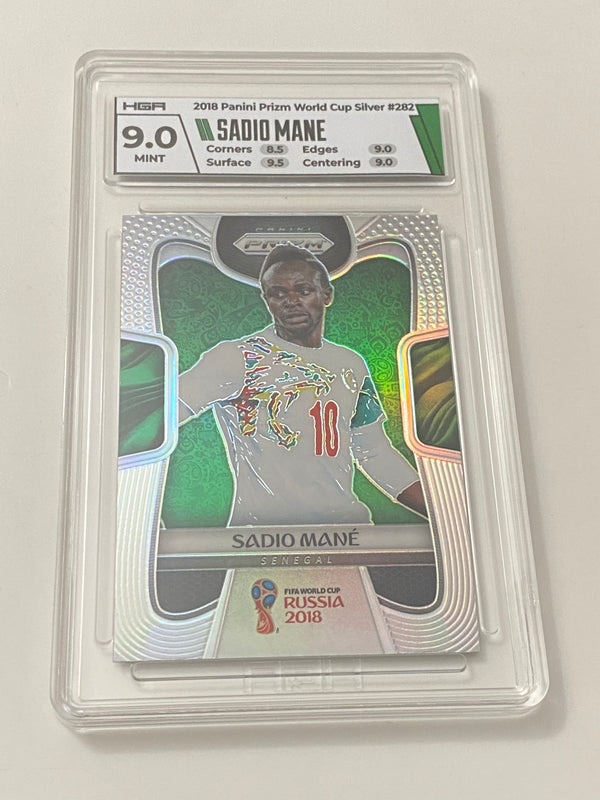 2018 Panini Prizm World Cup Silver #282 Sadio Mane HGA 9 MINT