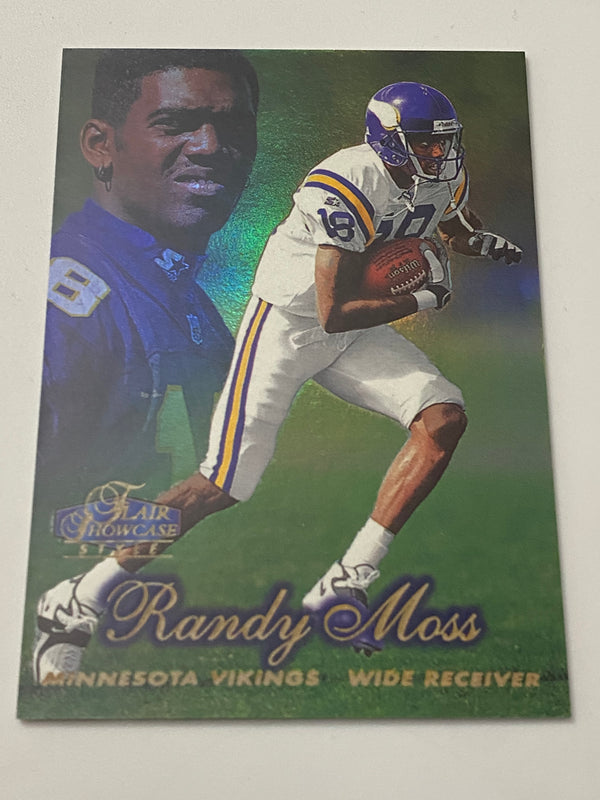 1998 Flair Showcase Row 2 #5 Randy Moss RC