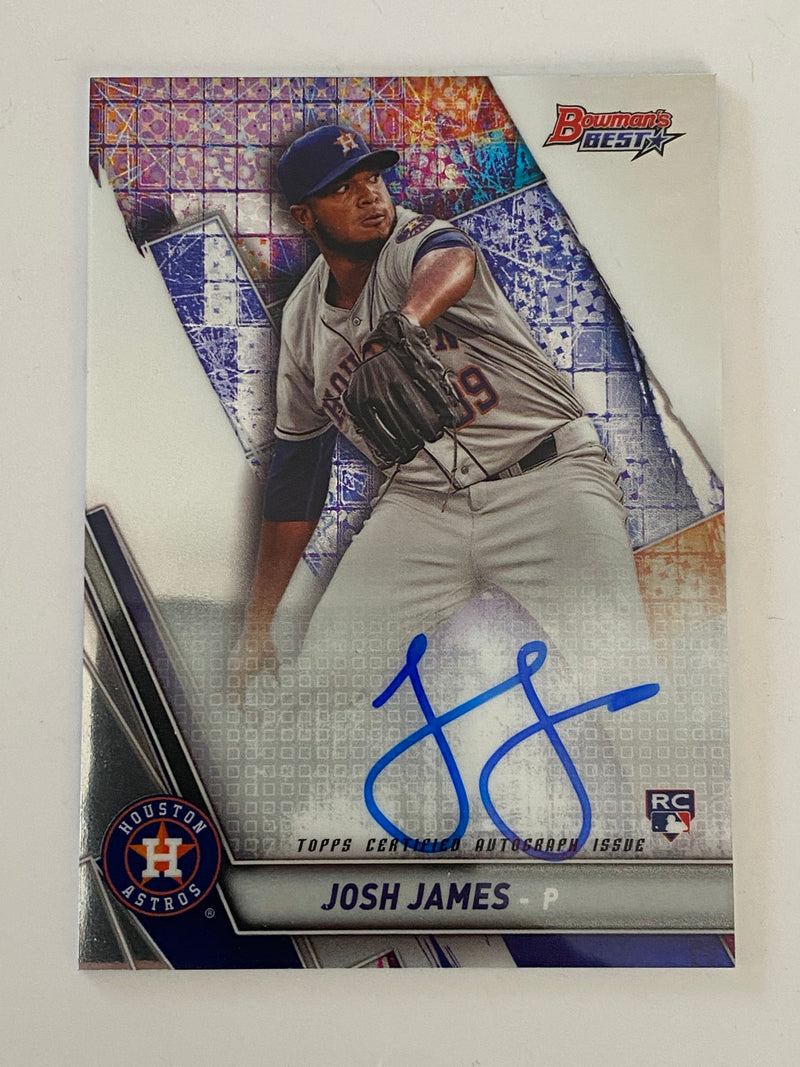 2019 Bowman's Best Auto #B19-JJ Josh James RC