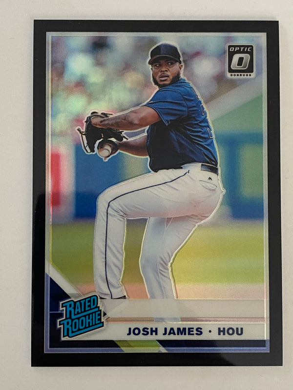 2019 Donruss Optic RR Black /25 #69 Josh James RC