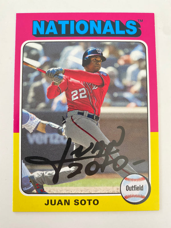 2019 Topps Archives SSP Photo Variation #119 Juan Soto