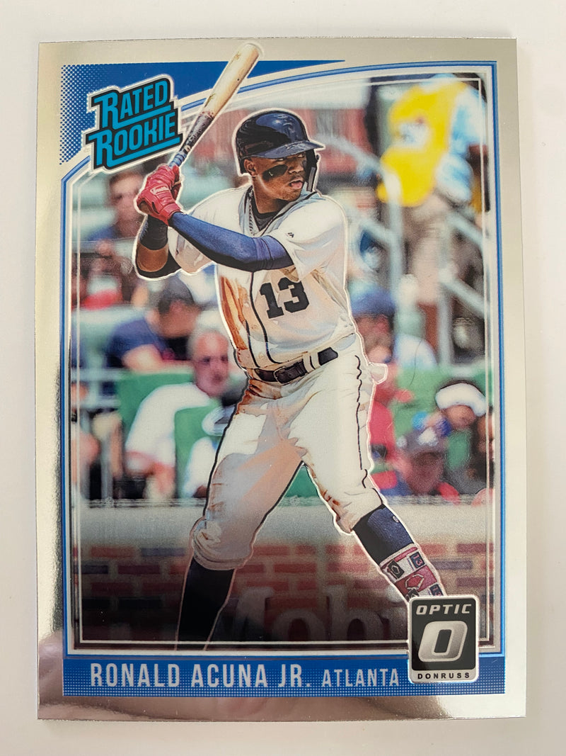 2018 Donruss Optic #63 Ronald Acuna Jr. RC