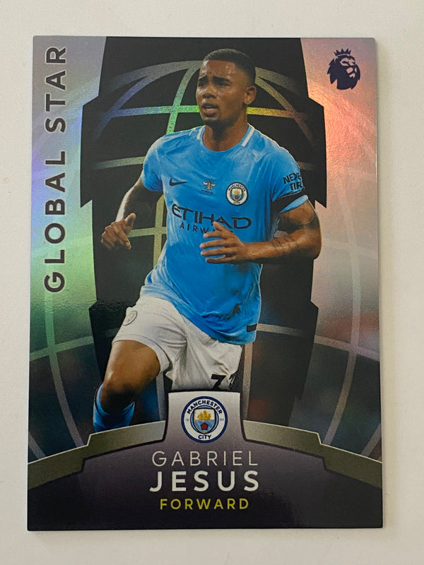 2017-18 Topps Premier League Platinum Global Star SP #122 Gabriel Jesus RC