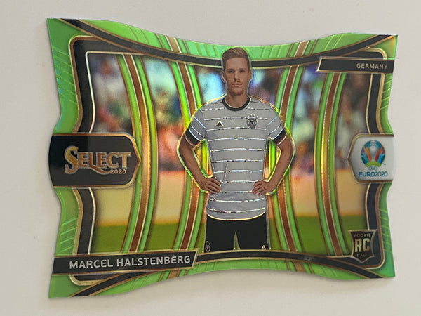 2020  Select UEFA EURO 2020 Neon Green Die Cut /149 #172 Marcel Halstenberg RC