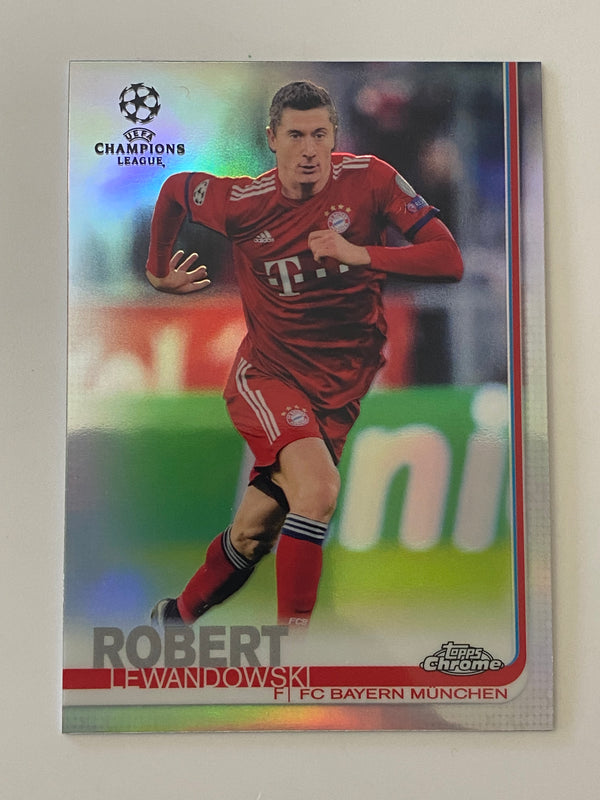 2018-19 Topps Chrome UEFA Champions League Refractor #42 Robert Lewandowski