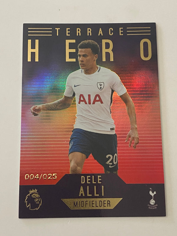 2017-18 Topps Premier League Platinum Terrace Hero Orange /25 #167 Dele Alli