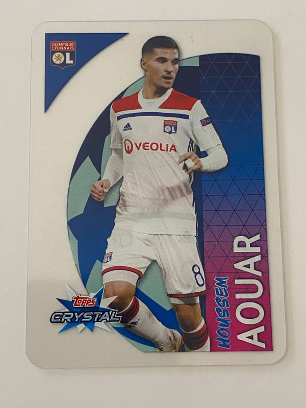 2018-19 Topps Crystal UEFA Champions League #84 Houssem Aouar RC