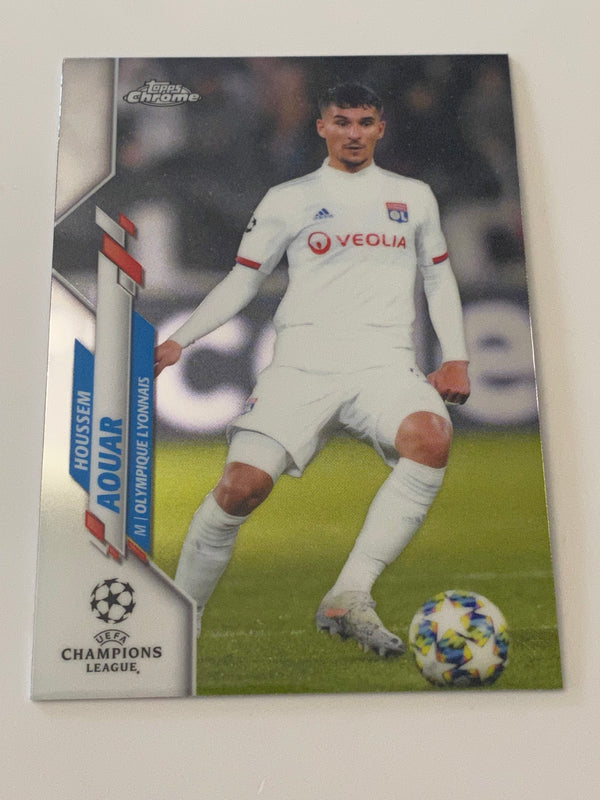 2019-20 Topps Chrome UEFA Champions League #52 Houssem Aouar RC