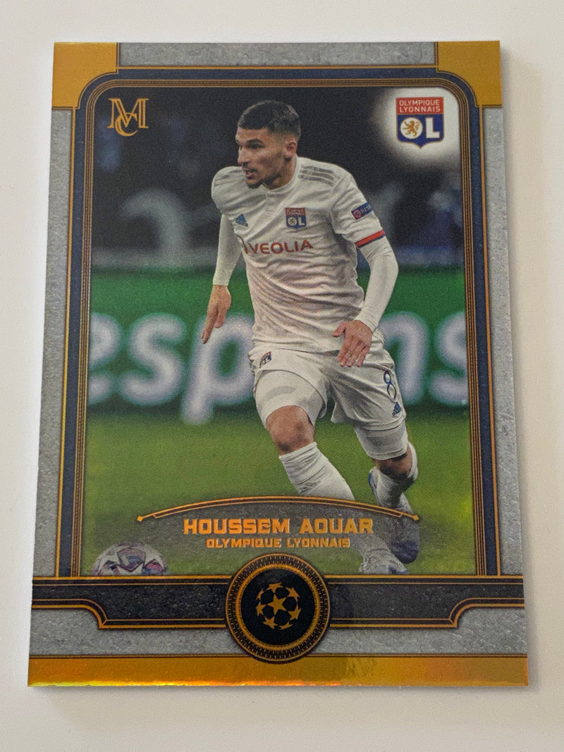 2019-20 Topps Museum Collection UEFA Collection Copper /99 #24 Houssem Aouar RC