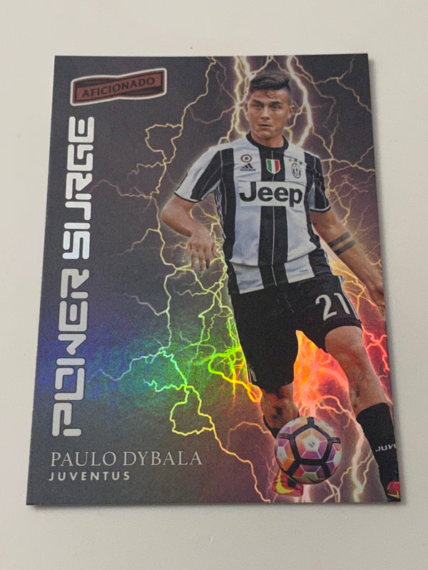 2016-17 Panini Aficionado Power Surge #PS-6 Paulo Dybala RC