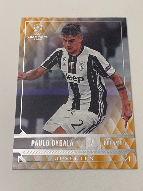 2016-17 Topps UEFA Champions League Showcase Orange #101 Paulo Dybala RC