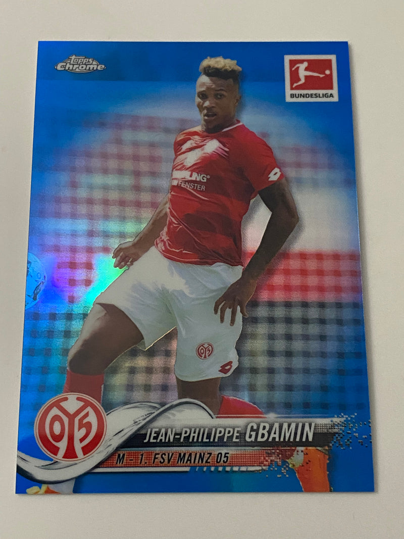 2018-19 Topps Chrome UEFA Champions League Blue Refractor /199 #7 Jean-Philippe Gbamin RC