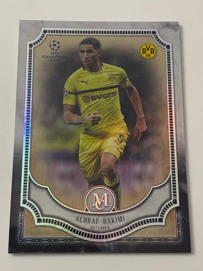 2018-19 Topps Museum Collection UEFA Champions League #40 Achraf Hakimi RC