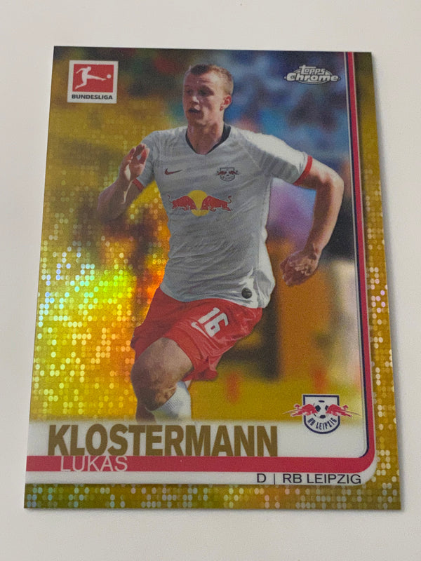 2019-20 Topps Chrome Bundesliga Gold Refractor /50 #30 Lukas Klostermann RC