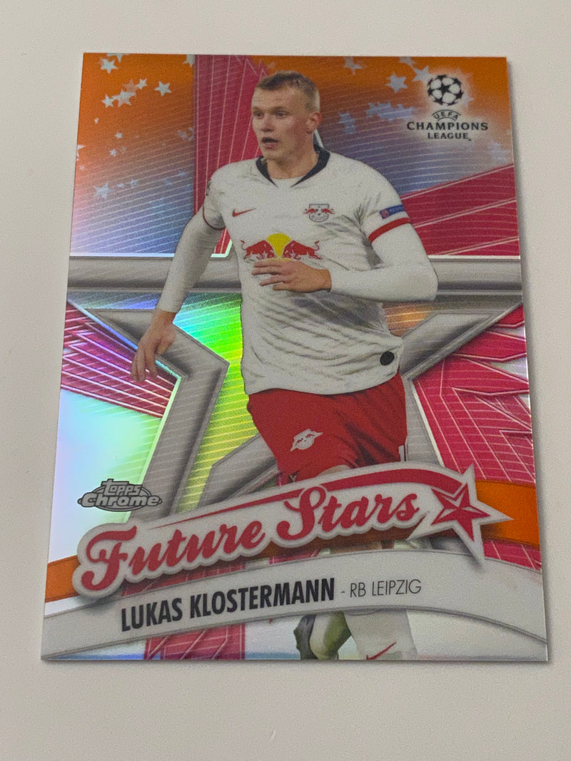 2019-20 Topps Chrome UEFA Champions League Future StarsRefractor /99 #7 Lukas Klostermann RC