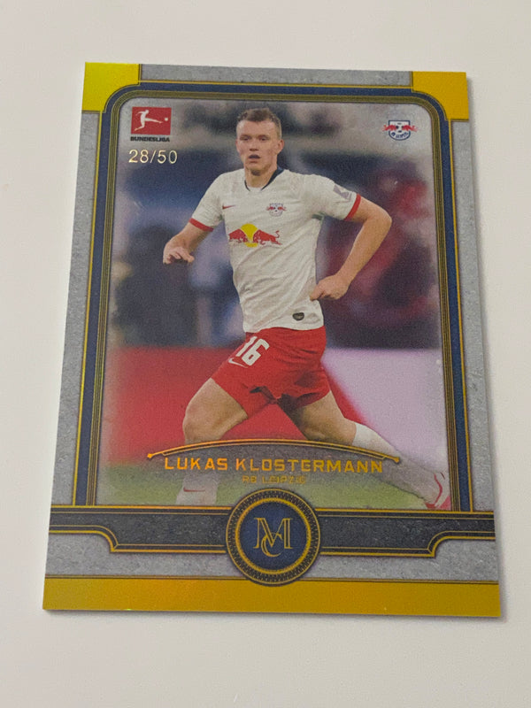 2019-20 Topps Museum Collection Bundesliga Gold /50 #59 Lukas Klostermann RC