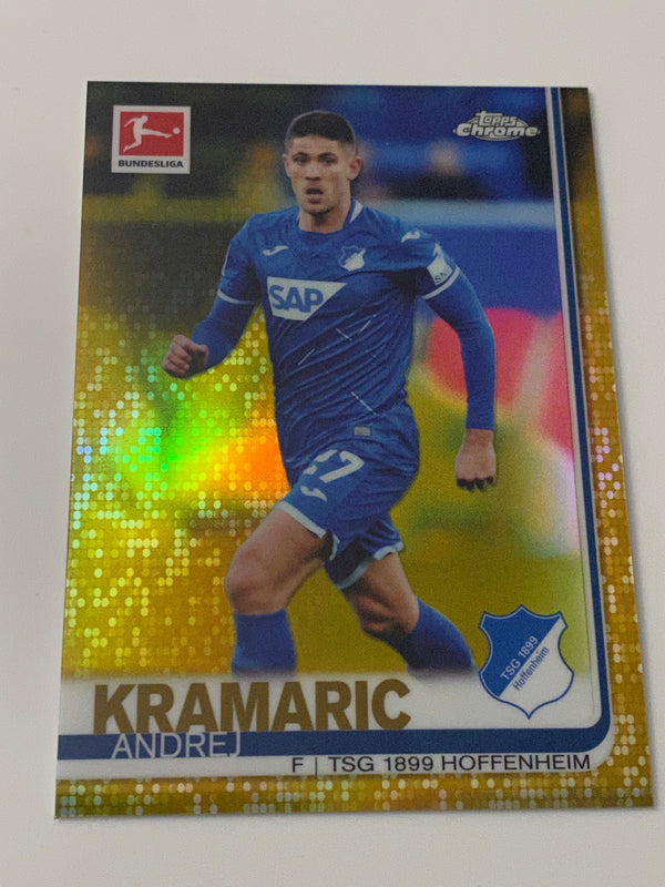 2019-20 Topps Chrome UEFA Champions League Gold Refractor /50 #57 Andrej Kramaric