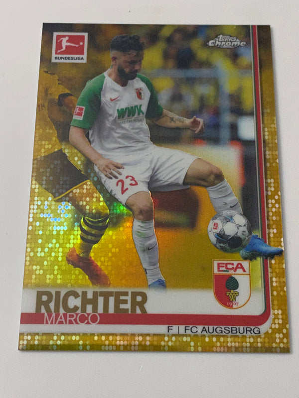 2019-20 Topps Chrome Bundesliga Gold Refractor /50 #36 Marco Richter RC