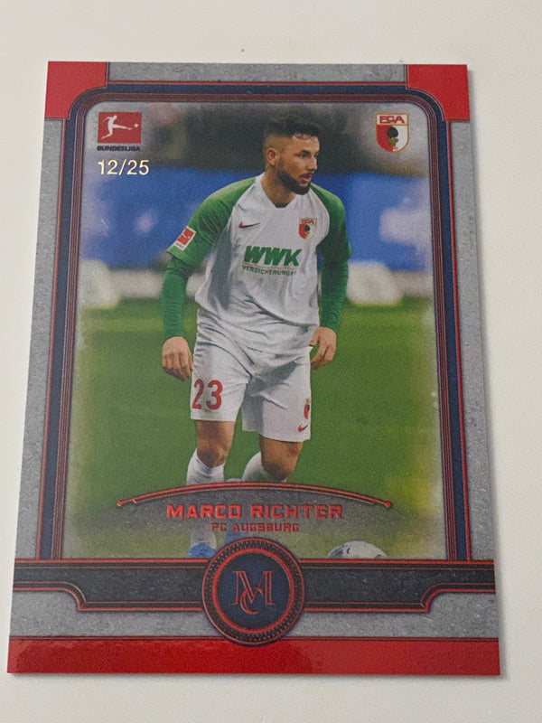 2019-20 Topps Museum Collection Bundesliga Ruby /25 #87 Marco Richter RC