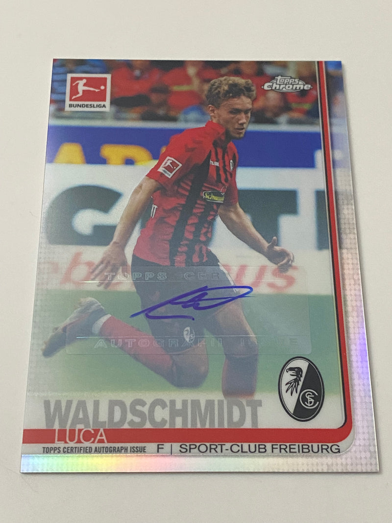 2019-20 Topps Chrome Bundesliga Refractor Auto #31 Luca Waldschmidt