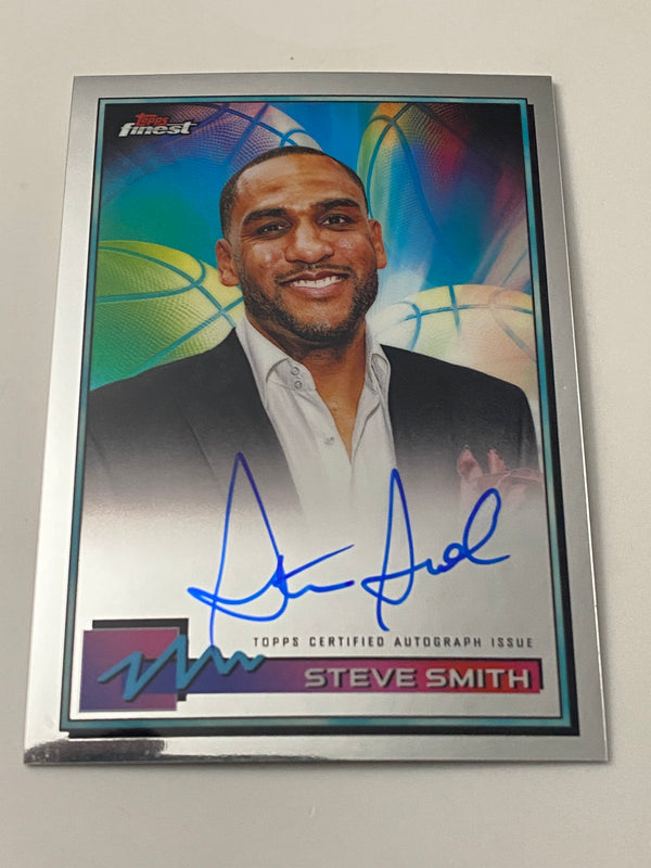 2021 Finest On Card Auto #FA-SS Steve Smith