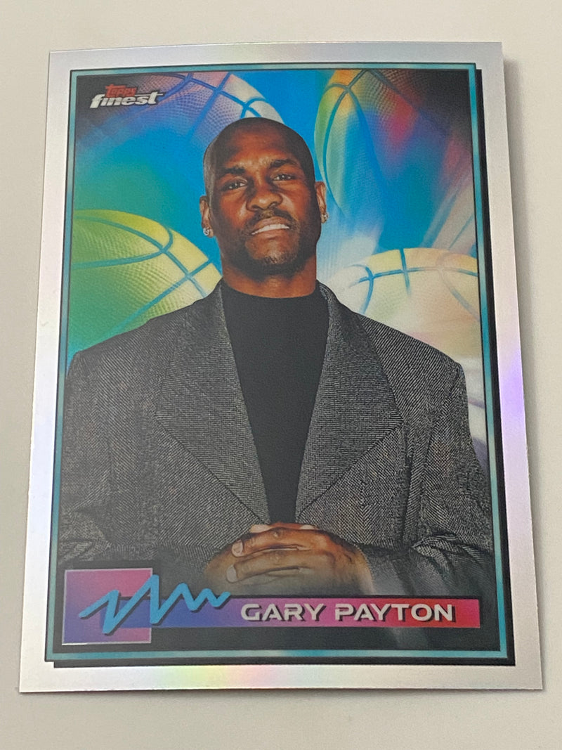 2021 Finest Refractor #20 Gary Payton