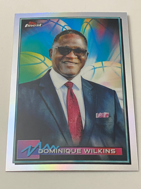 2021 Finest Refractor #21 Dominique Wilkins