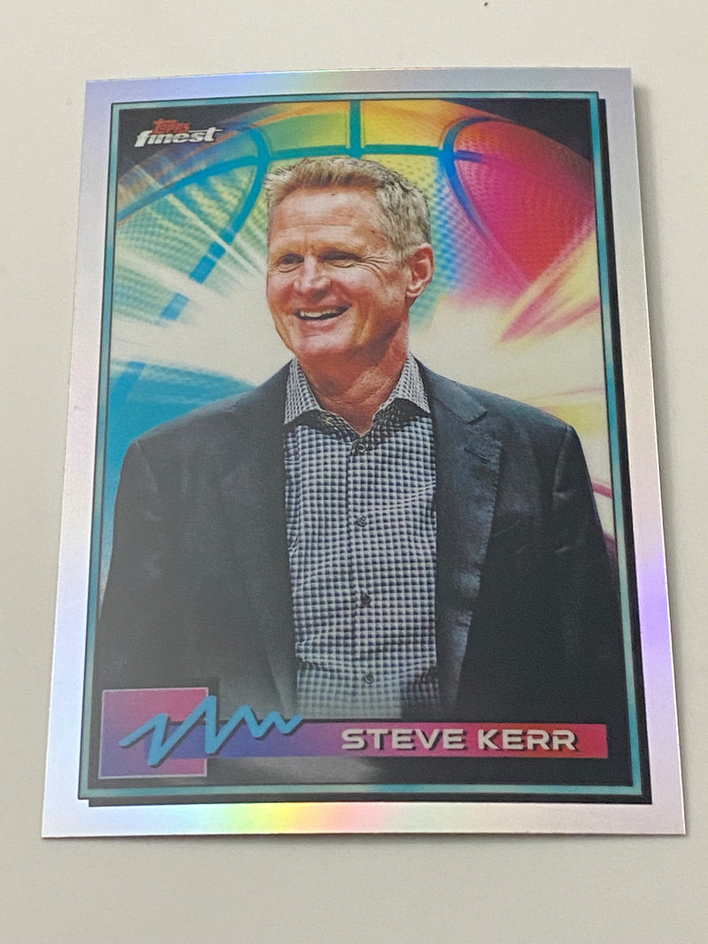 2021 Finest Refractor #25 Steve Kerr