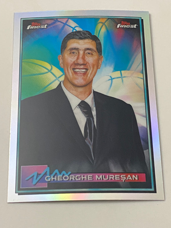 2021 Finest Refractor #56 Gheorghe Muresan