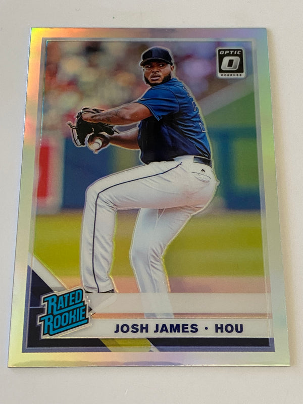 2019 Donruss Optic Rated Rookie Holo #69 Josh James RC