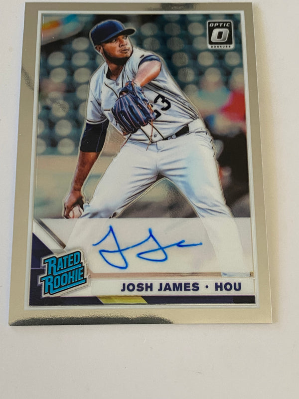 2019 Donruss Optic Rated Rookie Auto #RRS-JJ Josh James RC