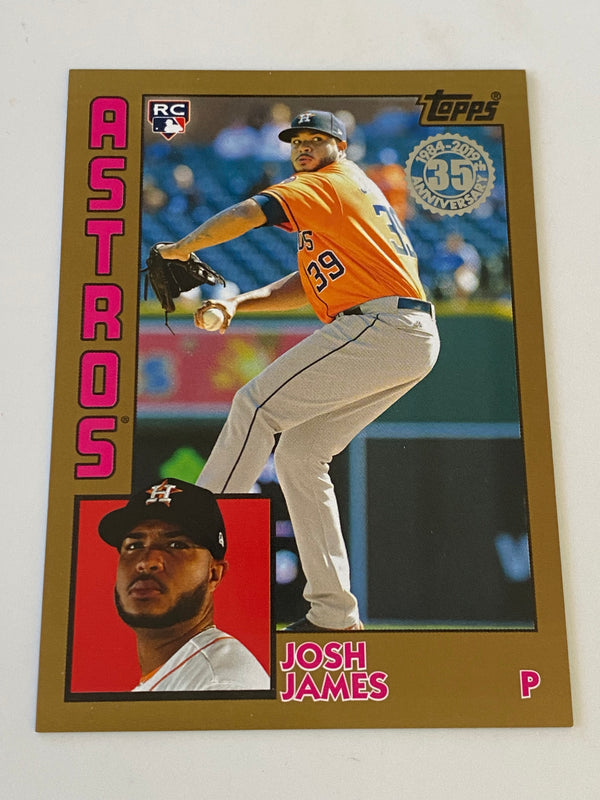 2019 Topps 1984 35th Anniversary Gold /50 #84R-JJ Josh James RC