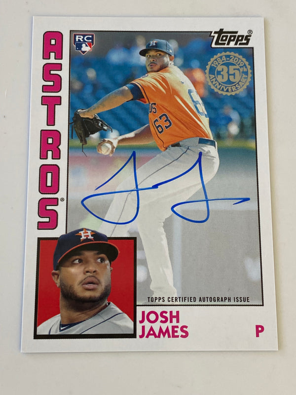 2019 Topps 1984 35th Anniversary Auto #84R-JJ Josh James RC