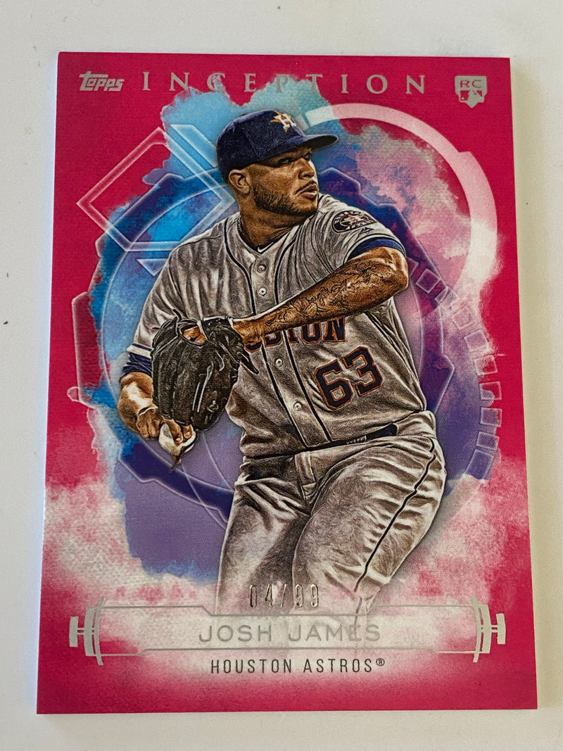 2019 Topps Inception Magenta /99 #91 Josh James RC