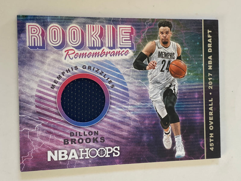 2018-19 Panini Hoops Rookie Remembrance Jersey #RR-DBR Dillon Brooks
