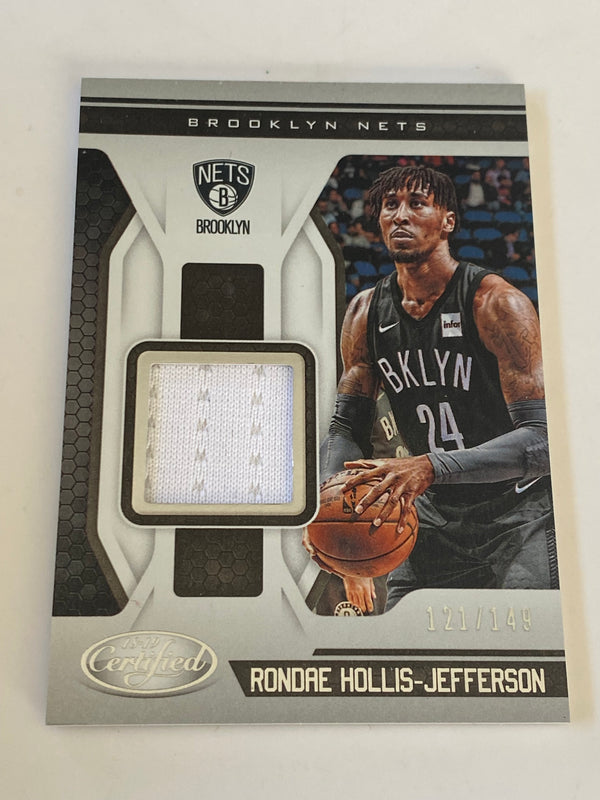 2018-19 Panini Certified Materials Jersey #MT-RHJ Rondae Hollis-Jefferson