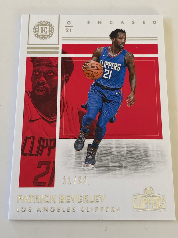 2017-18 Panini Encased /99 #29 Patrick Beverly