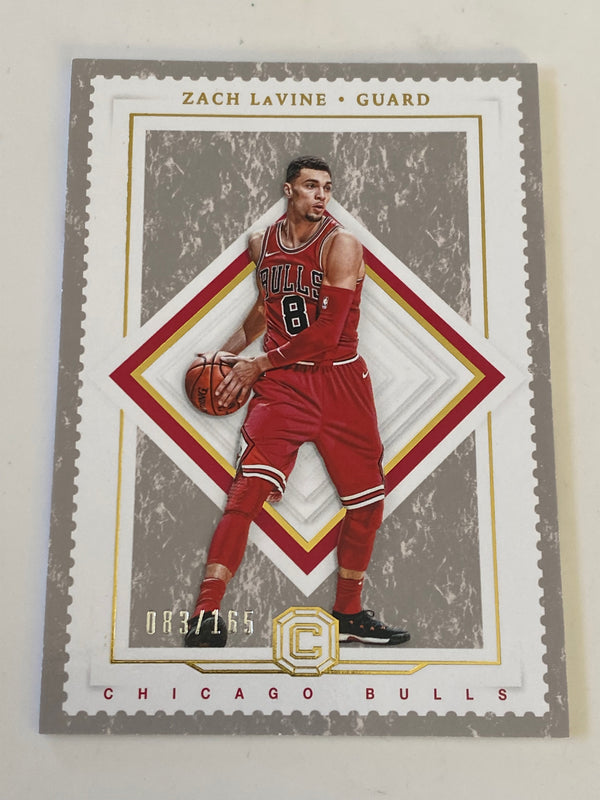 2017-18 Panini Cornerstones /165 #61 Zach LaVine