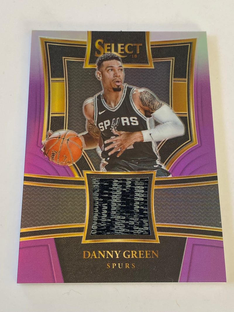2017-18 Panini Select Game Worn Materials Purple Jersey /99 #SS-DGN Danny Green