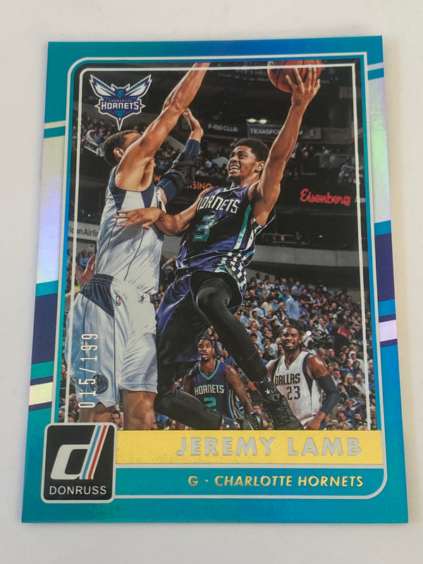 2015-16 Panini Donruss Holo /199 #47 Jeremy Lamb