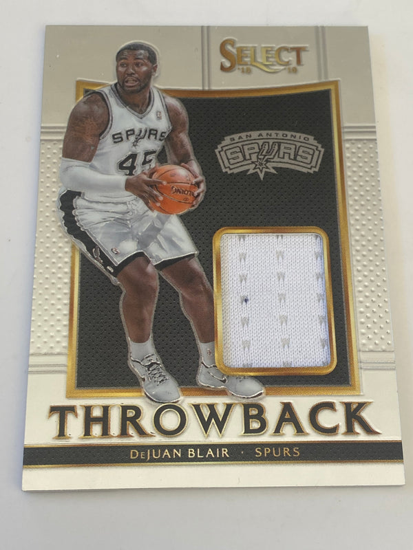 2015-16 Panini Select Throwback Jersey /149 #33 DeJuan Blair