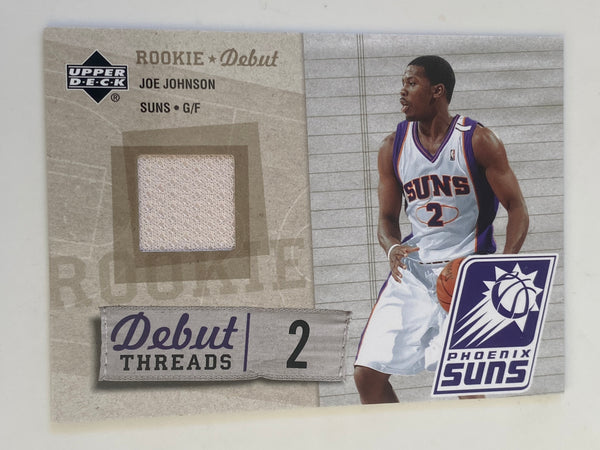 2005-06 Upper Deck Rookie Debut Threads Jersey #DT-JJ Joe Johnson