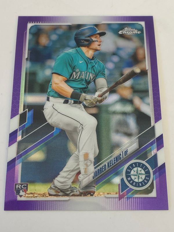 2021 Topps Chrome Update Purple Refractor #USC20 Jarred Kelenic RC