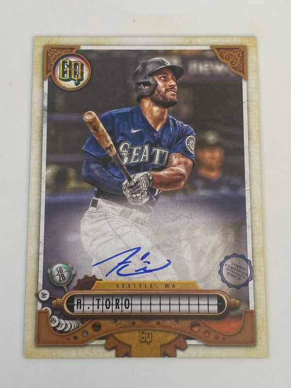 2022 Topps Gypsy Queen GQ On Card Auto #GQA-AT Abraham Toro