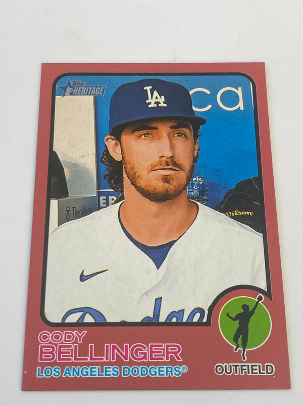 2022 Topps Heritage Red Border Mega High Number SP #497 Cody Bellinger