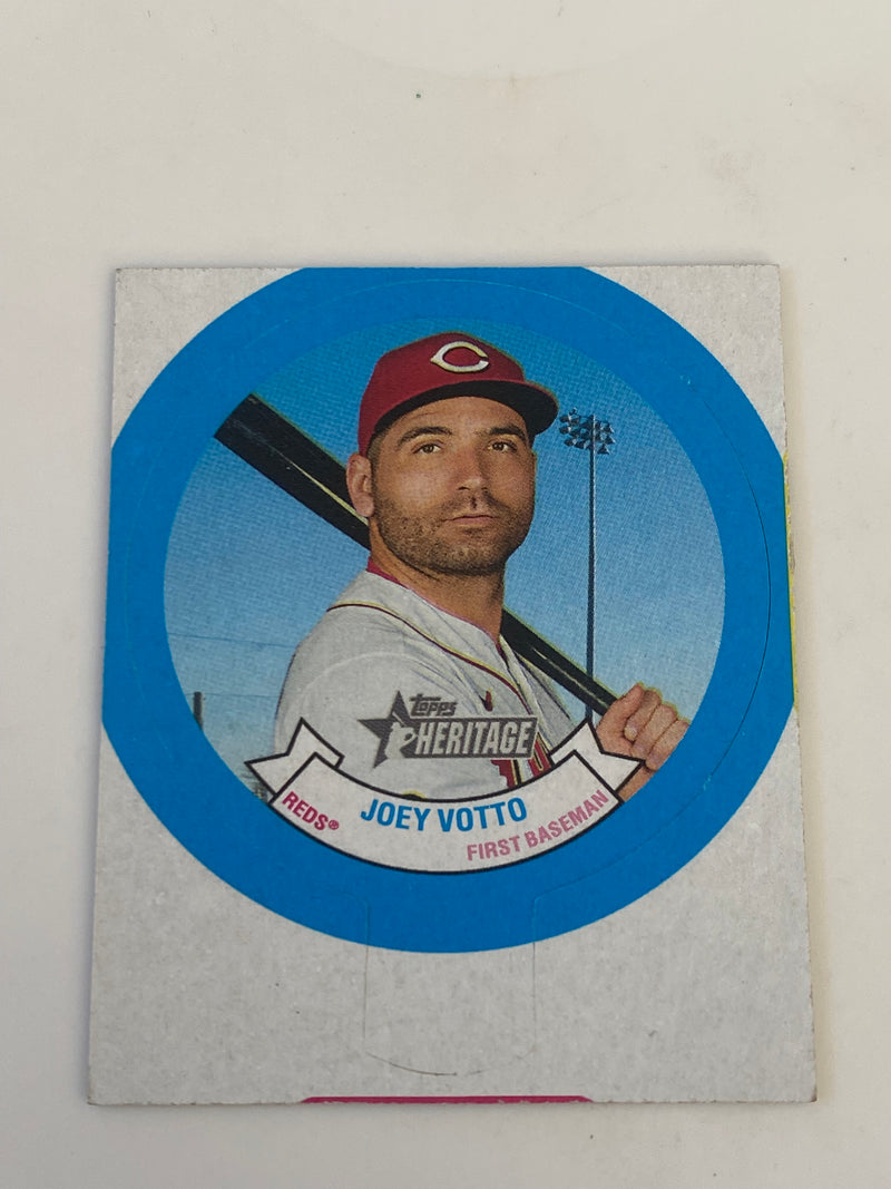 2022 Topps Heritage Stars of Baseball Bubble Gum Candy Lid #5 Joey Votto