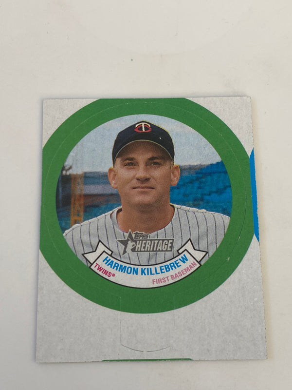 2022 Topps Heritage Stars of Baseball Bubble Gum Candy Lid #24 Harmon Killebrew